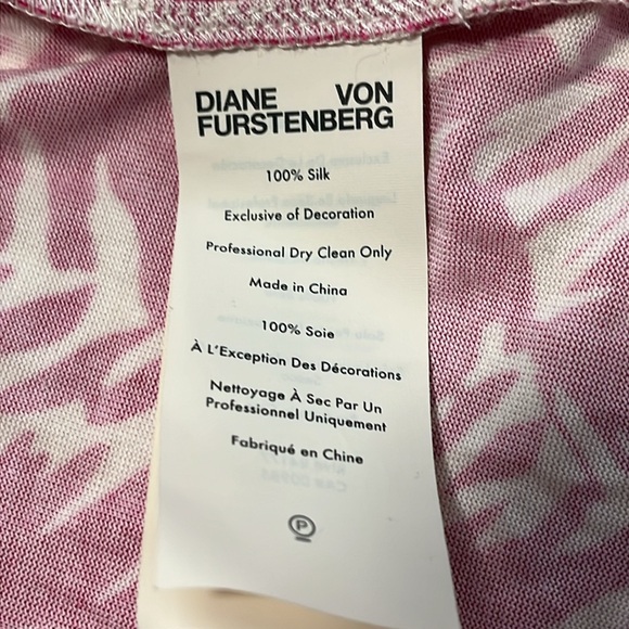 New Diane Von Furstenberg Tahlia Leaves Terra Jersey Wrap Dress - Picture 5 of 6